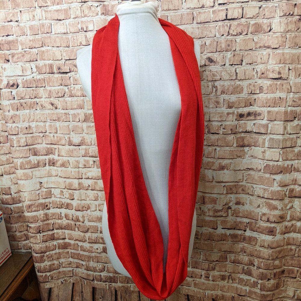 Red Infinity Scarf - Picture 2 of 4